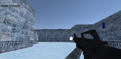 Gameplay of Jeffrey Polasz's FPS Multiplayer project.