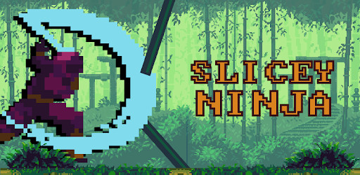 The mobile game Slicey Ninja's Google Play featured image.